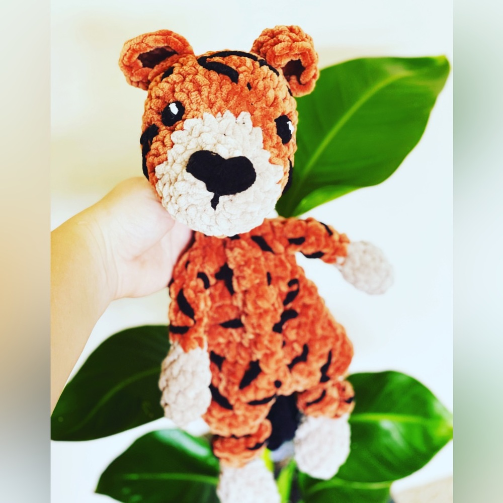 Ready to Ship Handmade Crochet Tiger
